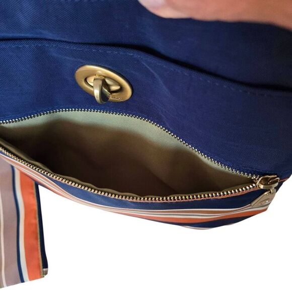 Baggallini Womens Stripe Hanover Crossbody Bag With Wristlet Multicolor Medium - Picture 5 of 14